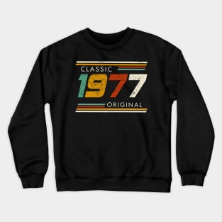 Classic 1977 Original Vintage Crewneck Sweatshirt